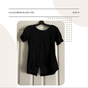 Lululemon Black Tee